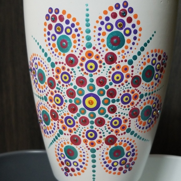 Hand Painted - Mandela Decorative Pots - Picture 6 of 6